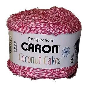 Caron Coconut Cakes Yarn, Fuchsia - 1 Skein